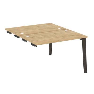 Onix Wood OW.D.SPR-2.7 (Тиквуд светлый/Дуб темный) Стол-приставка двойной  к опорным элементам, опоры - массив дерева