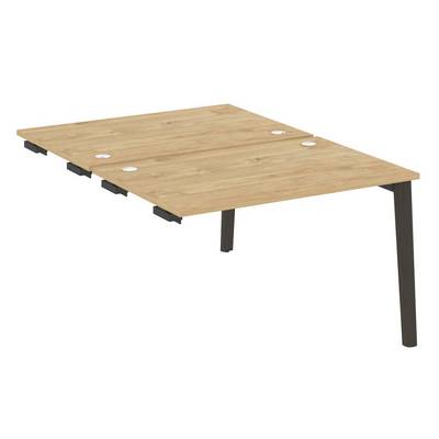 Onix Wood OW.D.SPR-2.8 (Тиквуд светлый/Дуб темный) Стол-приставка двойной  к опорным элементам, опоры - массив дерева