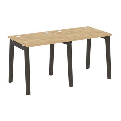 Onix Wood OW.RS-2.0.7 (Тиквуд светлый/Дуб темный) Рабочая станция, опоры - массив дерева