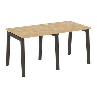 Onix Wood OW.RS-2.0.8 (Тиквуд светлый/Дуб темный) Рабочая станция, опоры - массив дерева