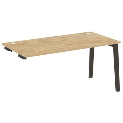 Onix Wood OW.SPR-4.8 (Тиквуд светлый/Дуб темный) Стол-приставка к опорным элементам, опоры - массив дерева