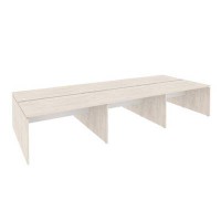 Onix O.D.RS-6.3.8 (Денвер Светлый/Белый Бриллиант) Рабочая станция