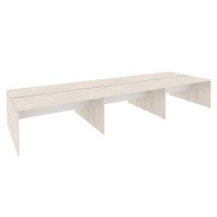 Onix O.D.RS-6.4.7 (Денвер Светлый/Белый Бриллиант) Рабочая станция