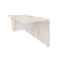 Onix O.D.SPR-0.7 (Денвер Светлый/Белый Бриллиант) Стол-приставка двойной к опорным элементам