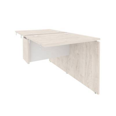 Onix O.D.SPR-0.7 (Денвер Светлый/Белый Бриллиант) Стол-приставка двойной к опорным элементам