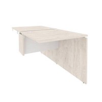 Onix O.D.SPR-0.8 (Денвер Светлый/Белый Бриллиант) Стол-приставка двойной к опорным элементам