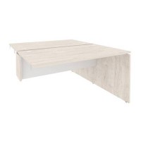 Onix O.D.SPR-3.8 (Денвер Светлый/Белый Бриллиант) Стол-приставка двойной к опорным элементам