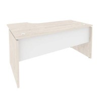 Onix O.SA-1R (Денвер Светлый/Белый Бриллиант) Стол эргономичный правый