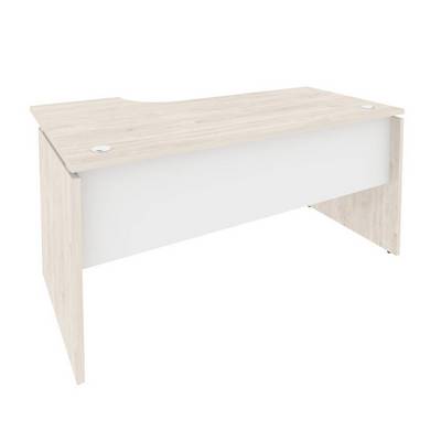 Onix O.SA-1R (Денвер Светлый/Белый Бриллиант) Стол эргономичный правый