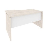 Onix O.SA-2R (Денвер Светлый/Белый Бриллиант) Стол эргономичный правый