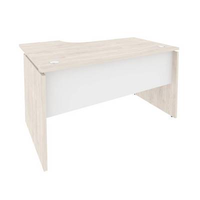 Onix O.SA-2R (Денвер Светлый/Белый Бриллиант) Стол эргономичный правый