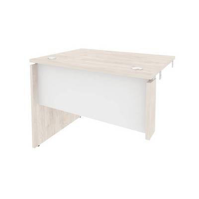 Onix O.SPR-1.7L (Денвер Светлый/Белый Бриллиант) Стол-приставка левый к опорным элементам