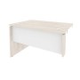 Onix O.SPR-2.8L (Денвер Светлый/Белый Бриллиант) Стол-приставка левый к опорным элементам