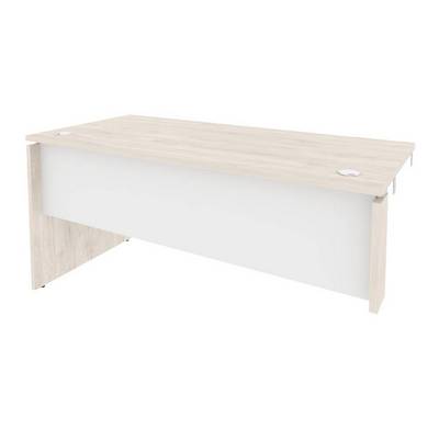 Onix O.SPR-4.7L (Денвер Светлый/Белый Бриллиант) Стол-приставка левый к опорным элементам