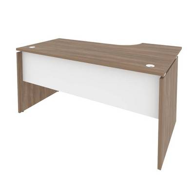 Onix O.SA-1L (Дуб Аризона/Белый Бриллиант) Стол эргономичный левый