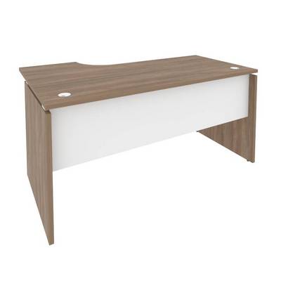 Onix O.SA-1R (Дуб Аризона/Белый Бриллиант) Стол эргономичный правый