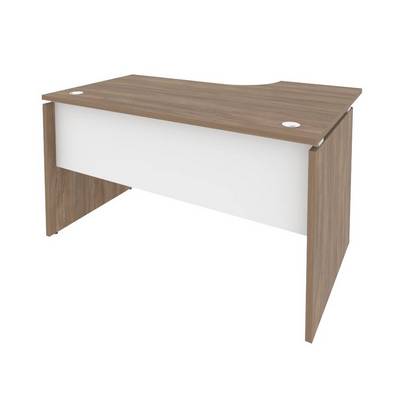 Onix O.SA-2L (Дуб Аризона/Белый Бриллиант) Стол эргономичный левый