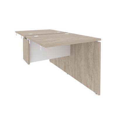 Onix O.D.SPR-0.7 (Дуб Аттик/Белый Бриллиант) Стол-приставка двойной к опорным элементам