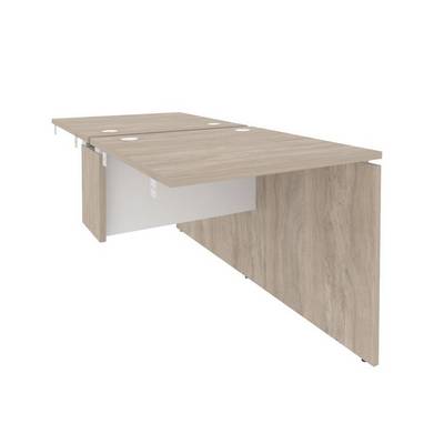 Onix O.D.SPR-0.8 (Дуб Аттик/Белый Бриллиант) Стол-приставка двойной к опорным элементам