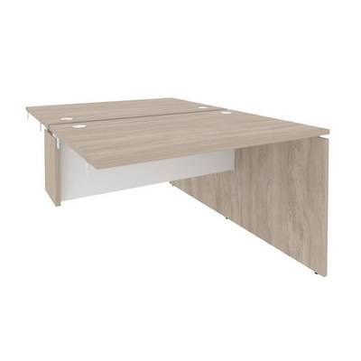 Onix O.D.SPR-2.8 (Дуб Аттик/Белый Бриллиант) Стол-приставка двойной к опорным элементам