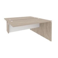 Onix O.D.SPR-3.7 (Дуб Аттик/Белый Бриллиант) Стол-приставка двойной к опорным элементам