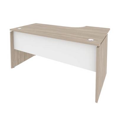 Onix O.SA-1L (Дуб Аттик/Белый Бриллиант) Стол эргономичный левый