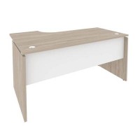 Onix O.SA-1R (Дуб Аттик/Белый Бриллиант) Стол эргономичный правый