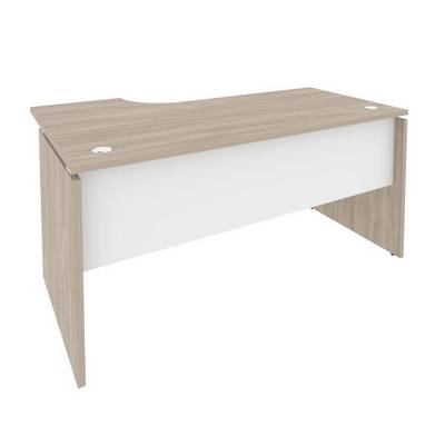 Onix O.SA-1R (Дуб Аттик/Белый Бриллиант) Стол эргономичный правый