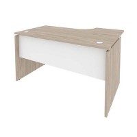 Onix O.SA-2L (Дуб Аттик/Белый Бриллиант) Стол эргономичный левый