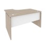 Onix O.SA-3R (Дуб Аттик/Белый Бриллиант) Стол эргономичный правый