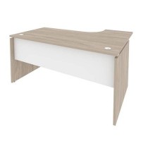 Onix O.SA-4L (Дуб Аттик/Белый Бриллиант) Стол эргономичный левый