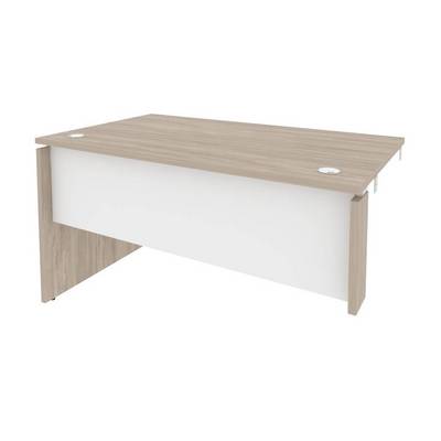 Onix O.SPR-3.8L (Дуб Аттик/Белый Бриллиант) Стол-приставка левый к опорным элементам