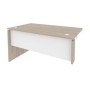 Onix O.SPR-3.8L (Дуб Аттик/Белый Бриллиант) Стол-приставка левый к опорным элементам