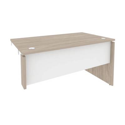 Onix O.SPR-3.8R (Дуб Аттик/Белый Бриллиант) Стол-приставка правый к опорным элементам