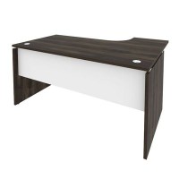 Onix O.SA-4L (Дуб Мали/Белый Бриллиант) Стол эргономичный левый