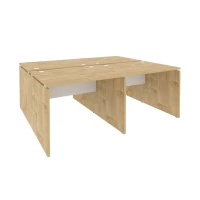 O.D.RS-4.1.8 (Тиквуд Светлый/Белый Бриллиант) Рабочая станция