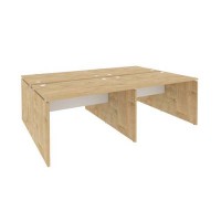 Onix O.D.RS-4.2.8 (Тиквуд Светлый/Белый Бриллиант) Рабочая станция