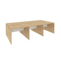 Onix O.D.RS-6.1.7 (Тиквуд Светлый/Белый Бриллиант) Рабочая станция