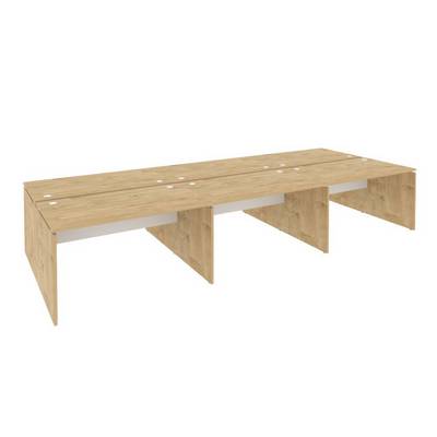 Onix O.D.RS-6.3.8 (Тиквуд Светлый/Белый Бриллиант) Рабочая станция