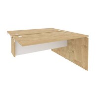 Onix O.D.SPR-3.7 (Тиквуд Светлый/Белый Бриллиант) Стол-приставка двойной к опорным элементам