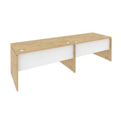 Onix O.RS-2.3.8 (Тиквуд Светлый/Белый Бриллиант) Рабочая станция