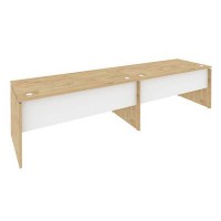 Onix O.RS-2.4.8 (Тиквуд Светлый/Белый Бриллиант) Рабочая станция