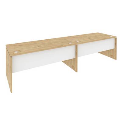 Onix O.RS-2.4.8 (Тиквуд Светлый/Белый Бриллиант) Рабочая станция