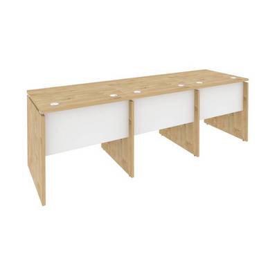 Onix O.RS-3.0.7 (Тиквуд Светлый/Белый Бриллиант) Рабочая станция