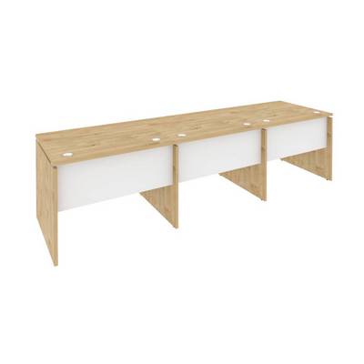 Onix O.RS-3.1.8 (Тиквуд Светлый/Белый Бриллиант) Рабочая станция