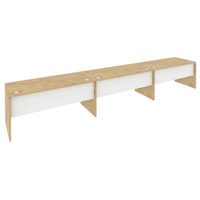 Onix O.RS-3.4.7 (Тиквуд Светлый/Белый Бриллиант) Рабочая станция