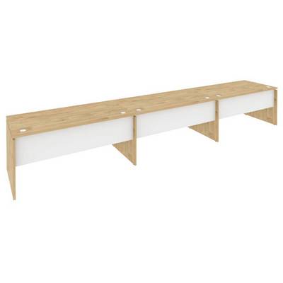 Onix O.RS-3.4.8 (Тиквуд Светлый/Белый Бриллиант) Рабочая станция