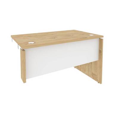 Onix O.SPR-2.7R (Тиквуд Светлый/Белый Бриллиант) Стол-приставка правый к опорным элементам