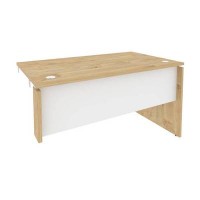 Onix O.SPR-3.8R (Тиквуд Светлый/Белый Бриллиант) Стол-приставка правый к опорным элементам