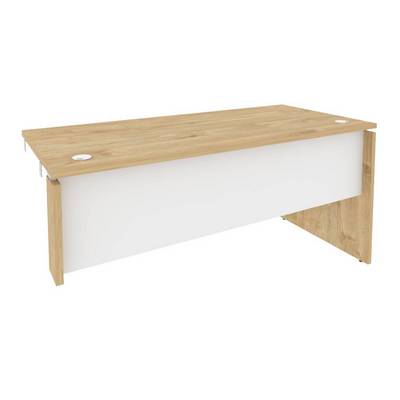 Onix O.SPR-4.7R (Тиквуд Светлый/Белый Бриллиант) Стол-приставка правый к опорным элементам